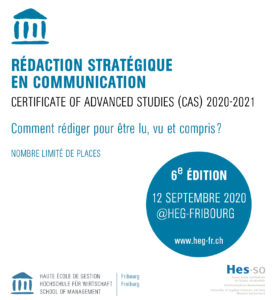 CAS en rédaction stratégique